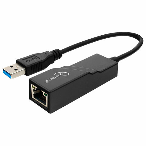 Сетевой адаптер Ethernet GEMBIRD USB 3.0 - Gigabit Ethernet adapter, RTL8153, NIC-U3 по низкой цене оптом Краснодар, Москва, Уфа, Казань, Барнаул, Владивосток, Хабаровск, Сахалин, Красноярск, Екатеренбург, 