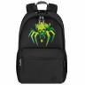 Рюкзак BRAUBERG FASHION CITY универсальный, 2 отделения, Green Spider, черный, 46х31х15 см, 273839 по низкой цене оптом 