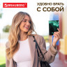 Обложка для паспорта натуральная кожа флоттер, принт "Дым", цвет черный, BRAUBERG, 238869 по низкой цене оптом 