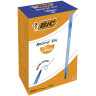 Ручка шариковая BIC "Round Stic", СИНЯЯ, корпус голубой, узел 1 мм, линия письма 0,32 мм, 921403 по низкой цене оптом 