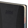 Ежедневник датированный 2026 А5 148х218мм GALANT CombiContract, под кожу, черный, 117488 по низкой цене оптом 