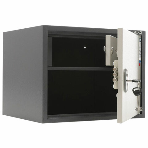 Шкаф металлический для документов AIKO "SL-32Т" ГРАФИТ, 320х420х350 мм, 11 кг, S10799030502 по низкой цене оптом Краснодар, Москва, Уфа, Казань, Барнаул, Владивосток, Хабаровск, Сахалин, Красноярск, Екатеренбург, 