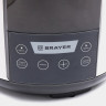 Мультиварка-скороварка BRAYER BR2400, 900 Вт, 5 л, 12 программ, серебро по низкой цене оптом Краснодар, Москва, Уфа, Казань, Барнаул, Владивосток, Хабаровск, Сахалин, Красноярск, Екатеренбург, 