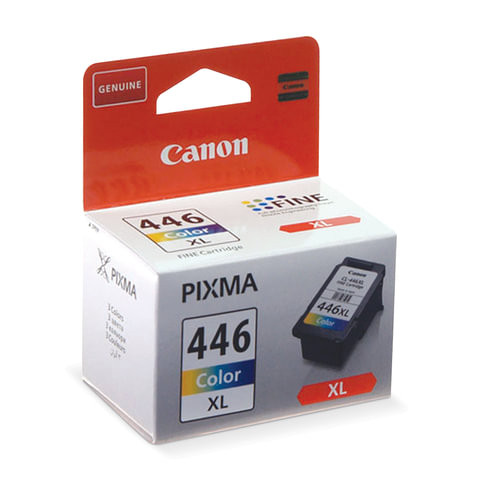 Картридж струйный CANON (CL-446XL) PIXMA MG2440/PIXMA MG2540, цветной, оригинальный, ресурс 300 стр., увеличенная емкость, 8284B001 по низкой цене оптом 
