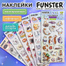 Наклейки зефирные "Котики", 18х9,5 см, ассорти 6 видов, FUNSTER (ФАНСТЕР), 666092 по низкой цене оптом 