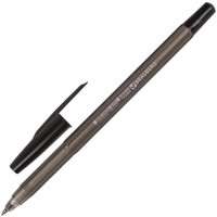 Ручка шариковая масляная BRAUBERG "Assistant", ЧЕРНАЯ, корпус тонированный, 0,7 мм, линия письма 0,35 мм, 142485