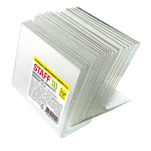 Держатели для ценников 80х60 мм, КОМПЛЕКТ 20 шт., ПЭТ, STAFF, 291388 по низкой цене оптом Держатели для ценников 80х60 мм, КОМПЛЕКТ 20 шт., ПЭТ, STAFF, 291388 по низкой цене оптом