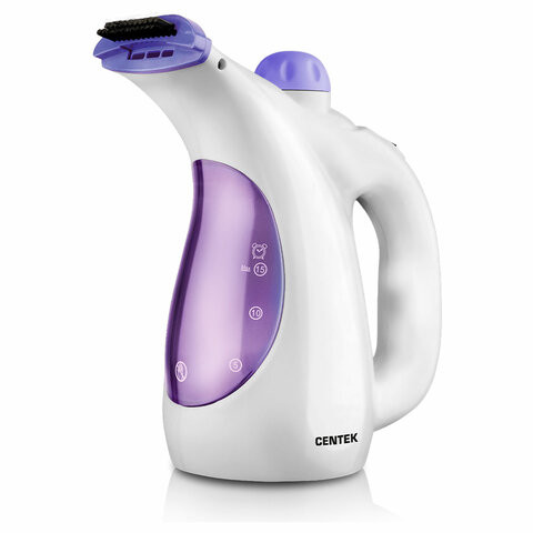 Отпариватель ручной CENTEK CT-2380, 800 Вт, пар 15 г/мин, резервуар 0,33 л, 1 режим, белый по низкой цене оптом 
