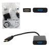 Кабель-переходник HDMI-VGA, 15 см, CABLEXPERT, M-F, для передачи аналогового видео, A-HDMI-VGA-04 по низкой цене оптом 