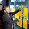 Блок самоклеящийся (стикер) POST-IT "Super Sticky" БОЛЬШИЕ 280х280 мм, 30 л., неоновый желтый, BN11-EU по низкой цене оптом 