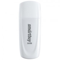 Флеш-диск 32GB SMARTBUY Scout USB 2.0, белый, SB032GB2SCW