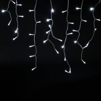 Электрогирлянда-бахрома уличная 6х0,5 м, 180 LED, холодный белый, 220 V, контроллер, ЗОЛОТАЯ СКАЗКА, 591300
