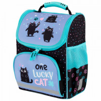 Ранец ПИФАГОР BASIC, 1 отделение, 3 кармана, эргономичная спинка, Funny cats, 35х28х18 см, 273135