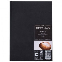 Блокнот для зарисовок FABRIANO "Drawingbook" мелкое зерно, 60 л., 160 г/м2, А5, 148x210 мм, 19100009