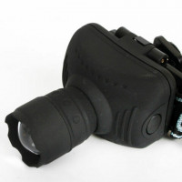 Фонарь налобный ULTRAFLASH 1Вт LED, ZOOM, 3 режима, питание 3хААА(не в комплекте), LED5354
