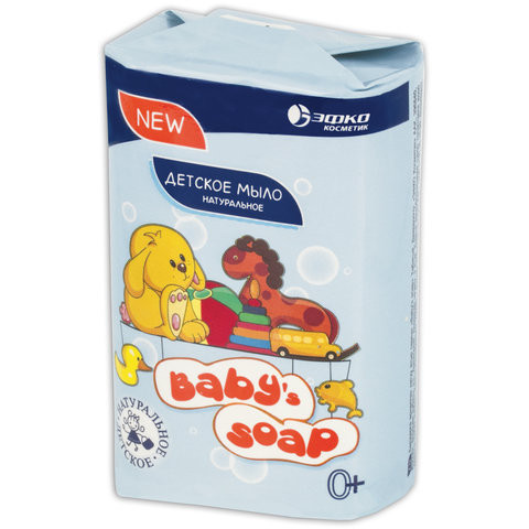 Мыло туалетное детское 90 г, BABY'S SOAP (Бейби соап), "Натуральное", 80362 по низкой цене оптом  Мыло туалетное детское 90 г, BABY'S SOAP (Бейби соап), "Натуральное", 80362 по низкой цене оптом