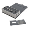 Ручка шариковая PARKER "Sonnet Core Stainless Steel CT", корпус серебристый, палладиевые детали, черная, 1931512 по низкой цене оптом Краснодар, Москва, Уфа, Казань, Барнаул, Владивосток, Хабаровск, Сахалин, Красноярск, Екатеренбург, 