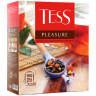Чай TESS (Тесс) "Pleasure", черный с шиповником и яблоком, 100 пакетиков по 1,5 г, 0919-09 по низкой цене оптом 