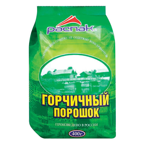 Горчичный порошок РАСПАК, 400 г, мягкий пакет, 11200 по низкой цене оптом 