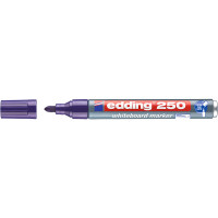 Маркер для белых досок edding 250 Cap-off, круглый наконечник, 1.5-3 мм Фиолетовый