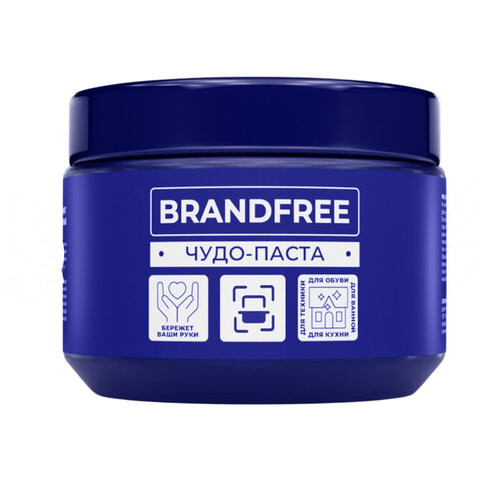 Чистящая паста для уборки 500г BRANDFREE, пятновыводитель для твёрдых поверхностей по низкой цене оптом Чистящая паста для уборки 500г BRANDFREE, пятновыводитель для твёрдых поверхностей по низкой цене оптом