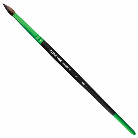 Кисть из ворса пони №5, BRAUBERG PREMIUM, 200984 по низкой цене оптом 