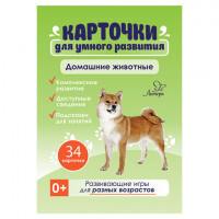 Карточки развивающие "Домашние животные", Литера, 19812