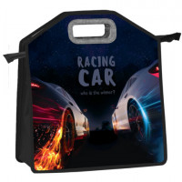 Папка-сумка ЮНЛАНДИЯ, 1 отделение, фетровые ручки, 34х30х11 см, "Night race", 270999