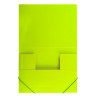 Папка на резинках BRAUBERG "Neon", неоновая, зеленая, до 300 листов, 0,5 мм, 227460 по низкой цене оптом 