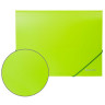 Папка на резинках BRAUBERG "Neon", неоновая, зеленая, до 300 листов, 0,5 мм, 227460 по низкой цене оптом 