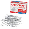 Скрепки ОФИСМАГ, 28 мм, оцинкованные, 100 шт., в картонной коробке, 227582 по низкой цене оптом 
