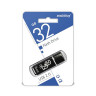 Флеш-диск 32 GB, SMARTBUY Glossy, USB 2.0, черный, SB32GBGS-K по низкой цене оптом Краснодар, Москва, Уфа, Казань, Барнаул, Владивосток, Хабаровск, Сахалин, Красноярск, Екатеренбург, 