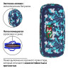 Пенал BRAUBERG для мальчиков, 1 отделение, органайзер, мягкий, "Military", синий, 21х5х9 см, 228991 по низкой цене оптом 