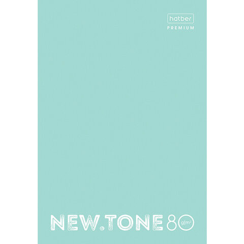 Тетрадь А4 80 л. HATBER Premium скоба, клетка, глянц. ламинация, "NEWtone PASTEL Мята", 80Т4лA1_05039 по низкой цене оптом 
