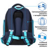 Рюкзак BRAUBERG CLASSIC, легкий каркас, премиум материал, Speed, синий, 37х32х21 см, 270088 по низкой цене оптом 