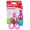 Ножницы BRAUBERG "Kid Series", 130 мм, розовые, с цветной печатью "Поросята", закругленные, 232272 по низкой цене оптом 