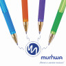 Ручка шариковая масляная с грипом MUNHWA "MC Gold LE", СИНЯЯ, корпус ассорти, узел 0,5 мм, MCL-02 по низкой цене оптом Краснодар, Москва, Уфа, Казань, Барнаул, Владивосток, Хабаровск, Сахалин, Красноярск, Екатеренбург, 