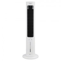 Охладитель воздуха колонный TIMBERK T-SAC02RC, 4 в 1, 3 режима, 50 Вт, бак 3 л, пульт ДУ, дисплей, белый
