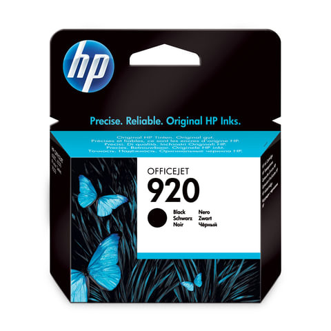 Картридж струйный HP (CD971AE) Officejet 6000/6500/7000, №920, черный, оригинальный, ресурс 420 стр. по низкой цене оптом 