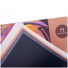 Папка для пастели/планшет А4, 18 листов, 6 цветов, 160 г/м2, хлопок 40%, тиснение "Холст", "Сладкие грезы", ППГ/А4