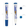 Маркер стираемый для белой доски СИНИЙ, BIC "Velleda", 1,4-5 мм, эргономичный корпус, 904938 по низкой цене оптом 