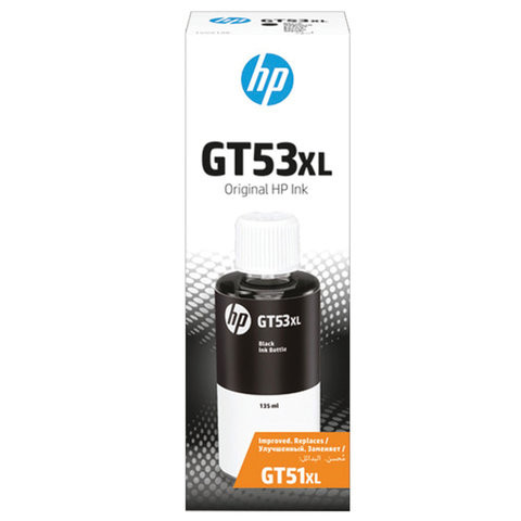 Чернила HP GT53XL (1VV21AE) для InkTank 315/410/415, SmartTank 500/515/615, черные, ресурс 6000 страниц, оригинальные по низкой цене оптом 