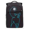 Рюкзак GRIZZLY школьный, анатомическая спинка, 2 отделения, для девочек, "NEON CAT", 40х28х16 см, RD-244-3/1 по низкой цене оптом 