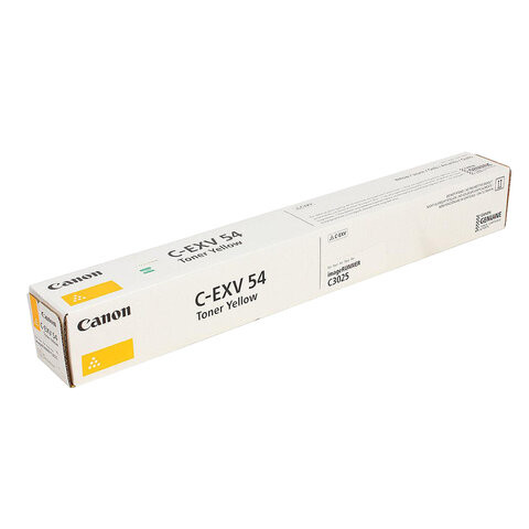 Тонер CANON (C-EXV54Y) C3025i, желтый, оригинальный, ресурс 8500 страниц, 1397C002 по низкой цене оптом 