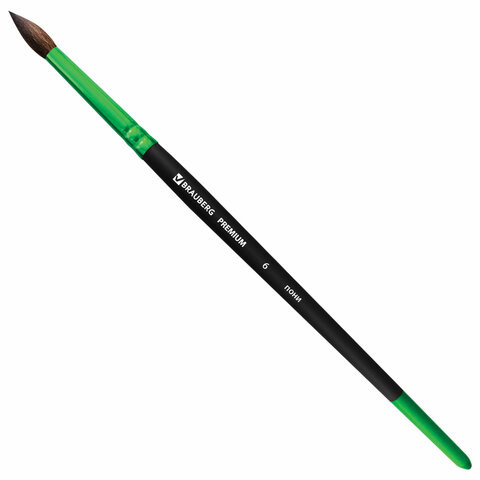Кисть из ворса пони №6, BRAUBERG PREMIUM, 200985 по низкой цене оптом 