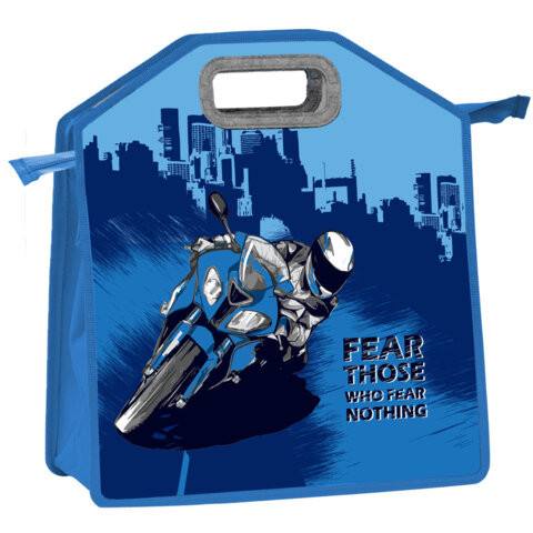 Папка-сумка ЮНЛАНДИЯ, 1 отделение, фетровые ручки, 34х30х11 см, "Best bike", 271000 по низкой цене оптом 