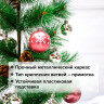 Ель новогодняя искусственная "Velvet Pinewood" 90 см, с инеем и шишками, ПВХ, ЗОЛОТАЯ СКАЗКА, 591701 по низкой цене оптом 