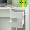 Стол письменный/компьютерный BRABIX "Scandi CD-017", 900х450х750мм, 2 ящика, белый, 641894, ЦБ013706-1 по низкой цене оптом Краснодар, Москва, Уфа, Казань, Барнаул, Владивосток, Хабаровск, Сахалин, Красноярск, Екатеренбург, 