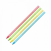 Карандаши чернографитные BIC Evolution "Stripes", НАБОР 4 шт., HB, пластиковые, блистер, 918485