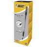 Ручка шариковая с грипом BIC "Round Stic Exact", ЧЕРНАЯ, корпус серый, узел 0,8 мм, линия письма 0,3 мм, 918542 по низкой цене оптом 